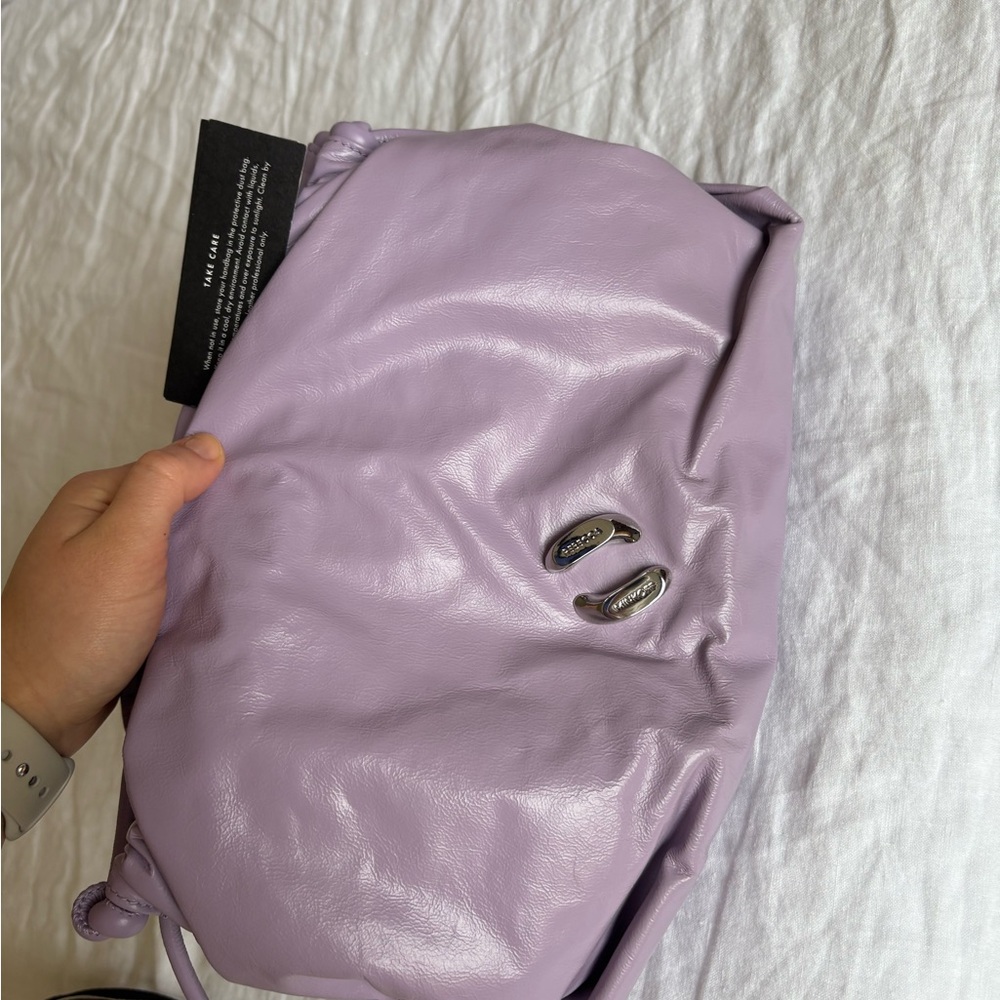 Rebecca Minkoff Lavender Leather Shoulder Bag